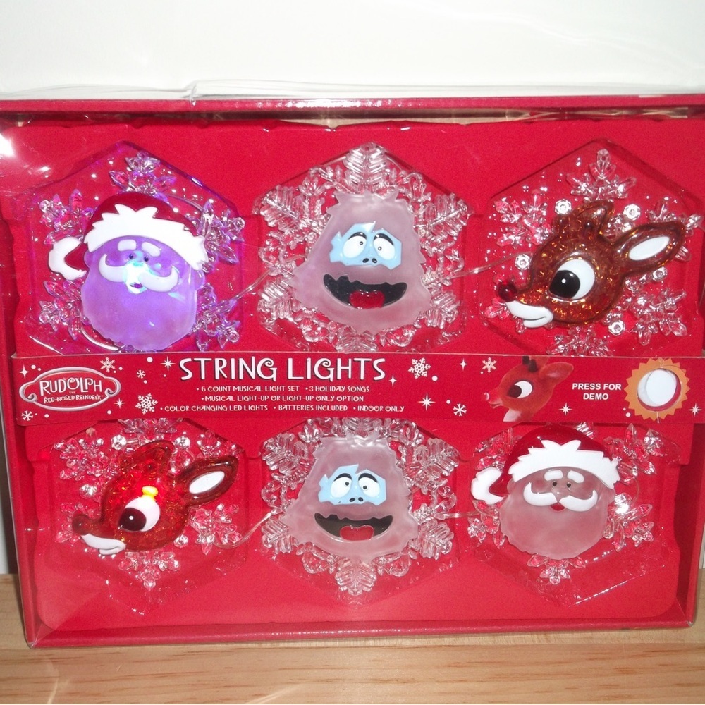 Rudolph String Lights with songs RARE